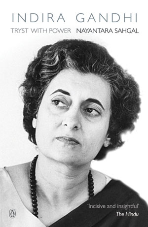 Nayantara Sehgal Book on Indira Gandi