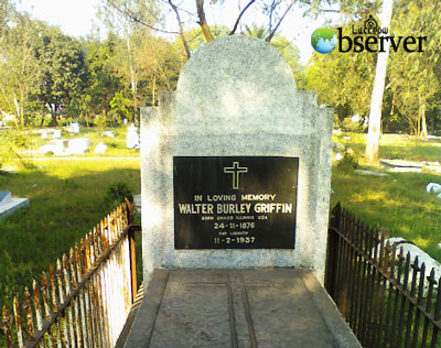 Walter Burley Griffin Grave at Nishatganj  Graveyard