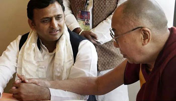 Tipu with Dalai Lama